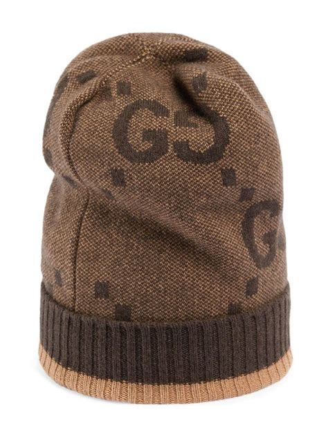 gucci logo knit hat